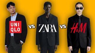 Uniqlo Vs Zara Vs H&M Suit Jackets BUDGET BLAZERS