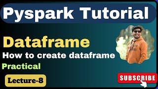 8. Create dataframe using csv  pyspark lab-1  pyspark tutorial