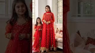 Eid dresses 2022latest eid dresses collection mother and daughter 2022 #eid #formaldress #short #22