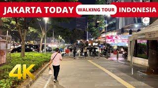 SCBD Jakarta 2023  Sudirman  Senayan Indonesia  Night Walking 4K