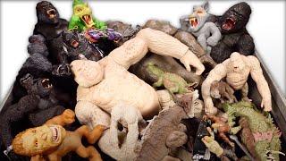 New Huge Box Rampage Movie Toys & King Kong Skull Island Toys Vs Jurassic World fallen Kingdom