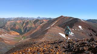 Redcloud & Sunshine Peaks Colorado 14ers - The Best Solo Hike In Lake City Colorado