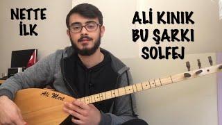 Ali Kınık - Bu Şarkı Solfej  Kısa Sap Bağlama Solfej ve Eğitim dersi