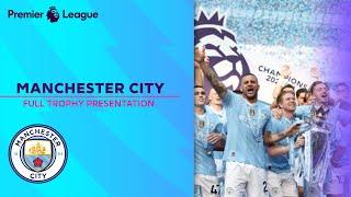 Full Manchester City trophy presentation  Astro SuperSport