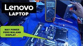 HOW TO REPAIR LENOVO LAPTOP GOOD POWER BUT NO DISPLAY