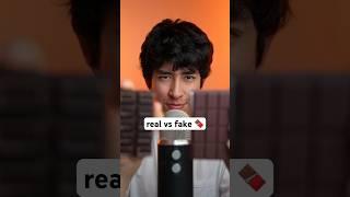 real vs fake chocolate  #asmr