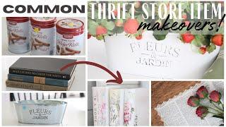 Thrift Store Makeovers  Thrift Store Home Decor  Before and After Projects  Thrifting Makeovers