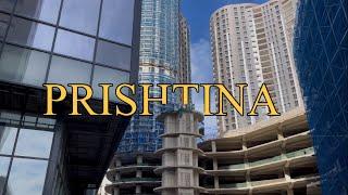 Prishtina is becoming a huge metropole  New city center building 2024  WALKTHROUGH 4K