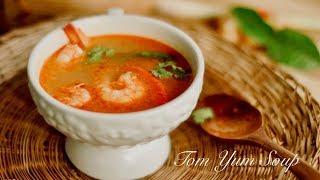 Tom Yum Soup Thai Hot and Sour Soup with Prawns   Thai Recipes  Recipes Are Simple