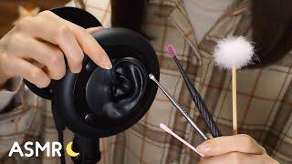 ASMR 6種類の耳かきの音  Ear Cleaning 声なし-No Talking