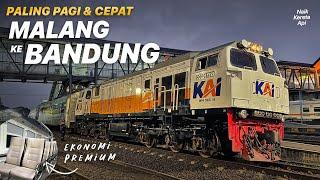 PILIHAN BARU MALANG - BANDUNG LEBIH CEPAT DAN MURAH  Naik KA Malabar Pagi Ekonomi Premium