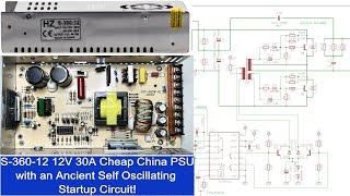 S-360-12 12V 30A Cheap China PSU that works Differently Schematic Design Details