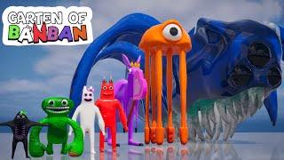 Garten of Banban MONSTERS HEIGHT and SIZE COMPARISON in 3D