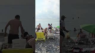 Грузия. Батуми пляж. Georgia Batumi. Beach.