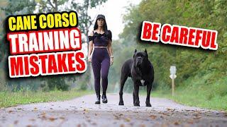 Dog Training Mistakes You Dont Realize Your Making - Cane Corso