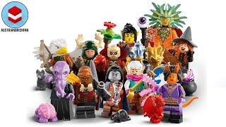 LEGO 71047 Dungeons & Dragons Minifigures Series - All 12 Figures - LEGO Speed Build Review