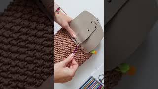 Сумка крючком #crochettutorial #вязанаясумка