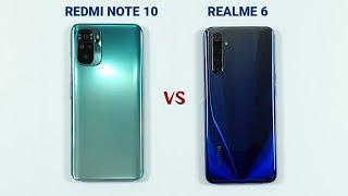 Redmi Note 10 vs Realme 6 Speed Test & Camera Comparison