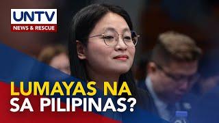 Alice Guo nakalabas na ng PH noon pang July 17 batay sa nakuhang info – Sen. Hontiveros