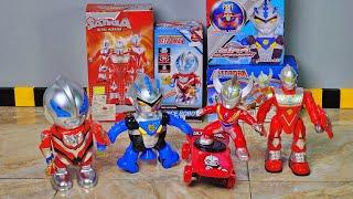 Unboxing Robot Ultraman Ultramen Joget Robot Ultraman Rotating Dance Ultraman Skateboard Scooter