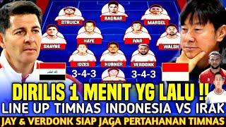  FULL PEMAIN ABROUD‼️STY RILIS LINE UP TERBAIK TIMNAS INDONESIA VS IRAK • DEBUT PERDANA CALVIN