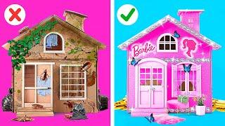 RENOVACIÓN BUENA VS MALA *Construí una pequeña casa  Transformación de rico vs pobre por YayTime