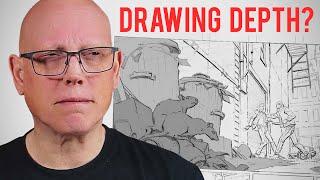 Fix Your Boring Flat Drawings with Depth Tricks