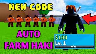 Auto Farm Full AURA HAKI in 3 Minutes Fastest - New CODE Blox Fruits