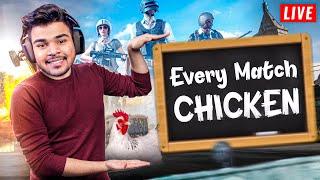 CHICKEN DINNER STREAK IN CONQUEROR LOBBY  BGMI LIVE