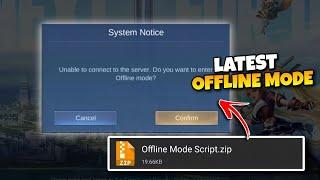 HOW TO OFFLINE MODE IN MOBILE LEGENDS  OFFLINE MODE SCRIPT IN MOBILE LEGENDS 2023