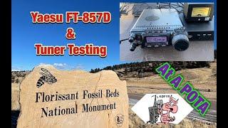 Yaesu FT-857D & Tuner Testing At A POTA