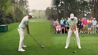 SCOTTIE SCHEFFLER GOLF SWING - MASTERS 2022 - DRIVER & IRON - SLOW MOTION HD