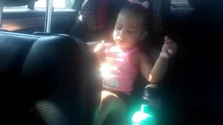 Toddler dancing to Panda