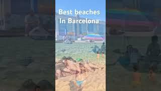 Beach walk Badalona Barcelona Spain