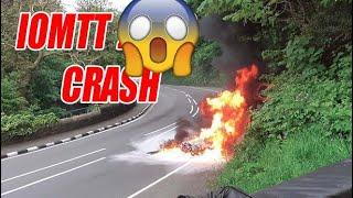 IOM TT Crash Fly by and Top Speed - Highlights