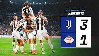 HIGHLIGHTS UCL  Juventus 3-1 PSV  Yildiz McKennie & Nicos Goal