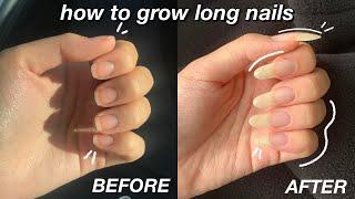 HOW TO GROW LONG NAILS *tips for healthy & strong nails*  Ep. 3 