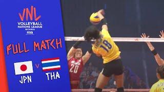 Japan  Thailand - Full Match  Women’s Volleyball Nations League 2019