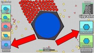 HOW TO GET NEW SECRET MEGA SMASHER CANNON? DIEP.IO