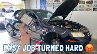 Saab 9-3 Quick Fix Serpentine Belt and Tensioner Replacement