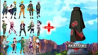 Naruto Characters in Akatsuki Mode  ANIME  Naruto Shippuden #naruto #anime