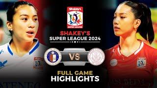 Ateneo VS. San Beda  Shakeys Superleague Preseason Championship 2024  Full Game Highlights.