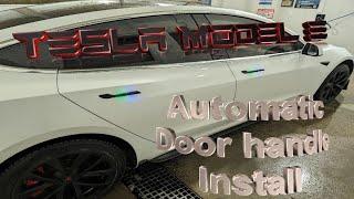 EV Offer Automatic Door Handle Install Tutorial Tesla Model 3 2020