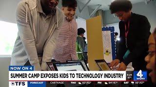 Summer camp exposes kids to technology industry