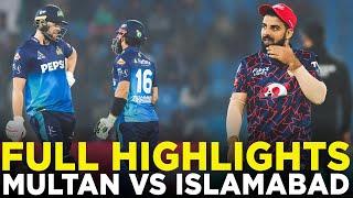 Full Highlights  Multan Sultans vs Islamabad United  Match 5  HBL PSL 9  M2A1A