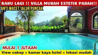 BARU BANGET‼️ VILLA ESTETIK MURAH DI BOGOR VILLA KEJU cakep anti macet #bogor #villa #puncak