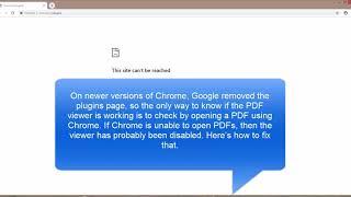 Error Chrome PDF Viewer Disabled by Enterprise Policy