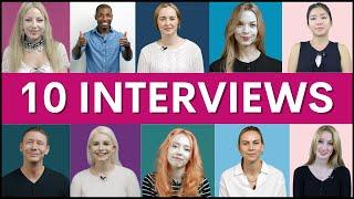 10 Interviews  Learn English Questions and Answers