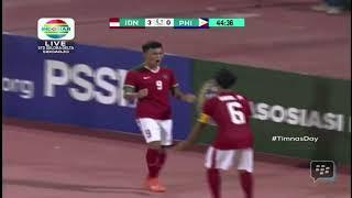 Indonesia u16 vs filipina u16 8-0 jebret AFF-u16 2018