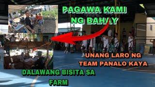 BISITA SA FARM GUSTONG PAGAWA NG BAHAY UNANG LARO NG TEAM PANALO ?